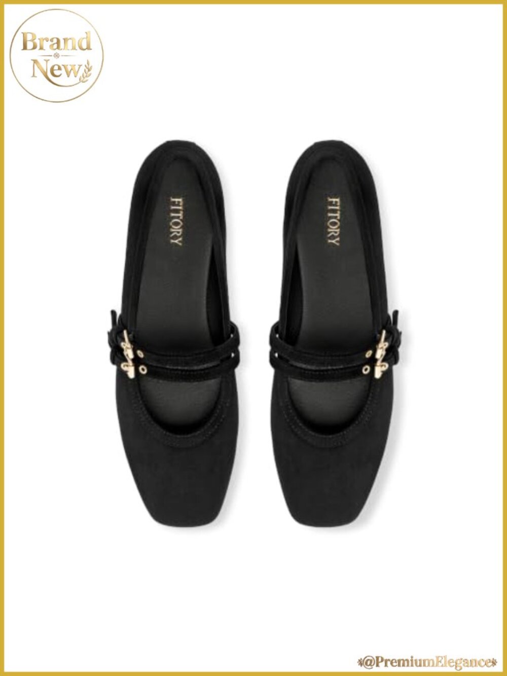Mary Jane Shoes Square Toe Ballet Flats Business Casual